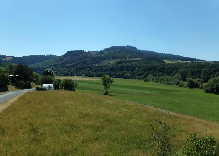 Fantastische Aussicht in die Ederaue